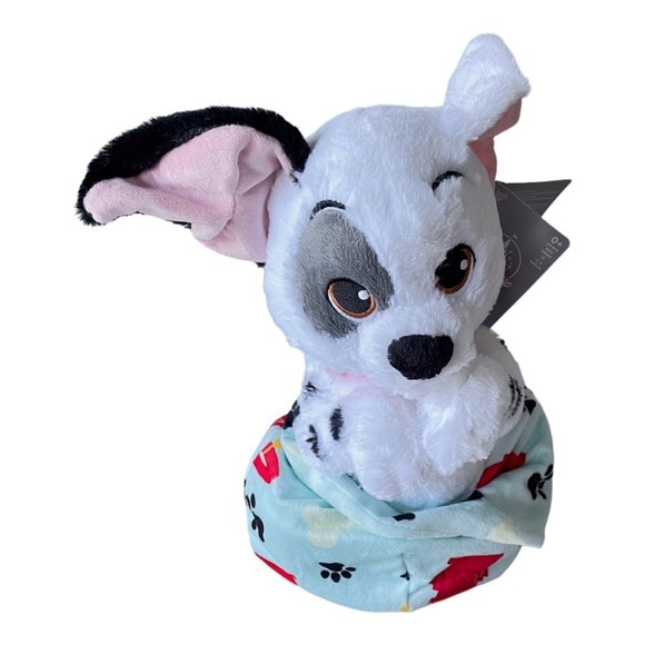 Disney Parks Disney Babies 101 Dalmatians Patch in Pouch Blanket Dog Plush - Picture 2 of 10